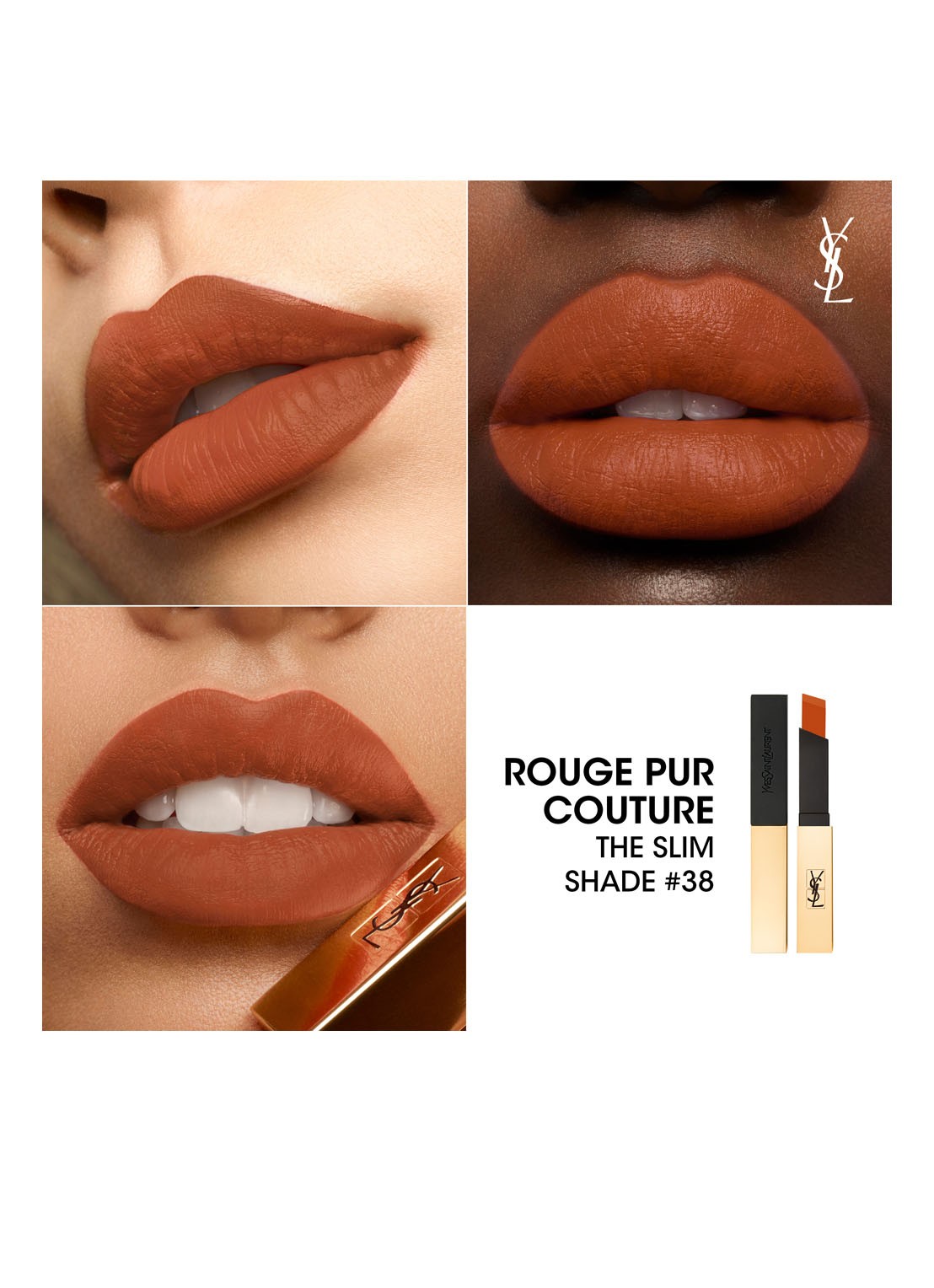 Yves Saint Laurent Rouge Pur Couture The Slim - lipstick - detail 2 38