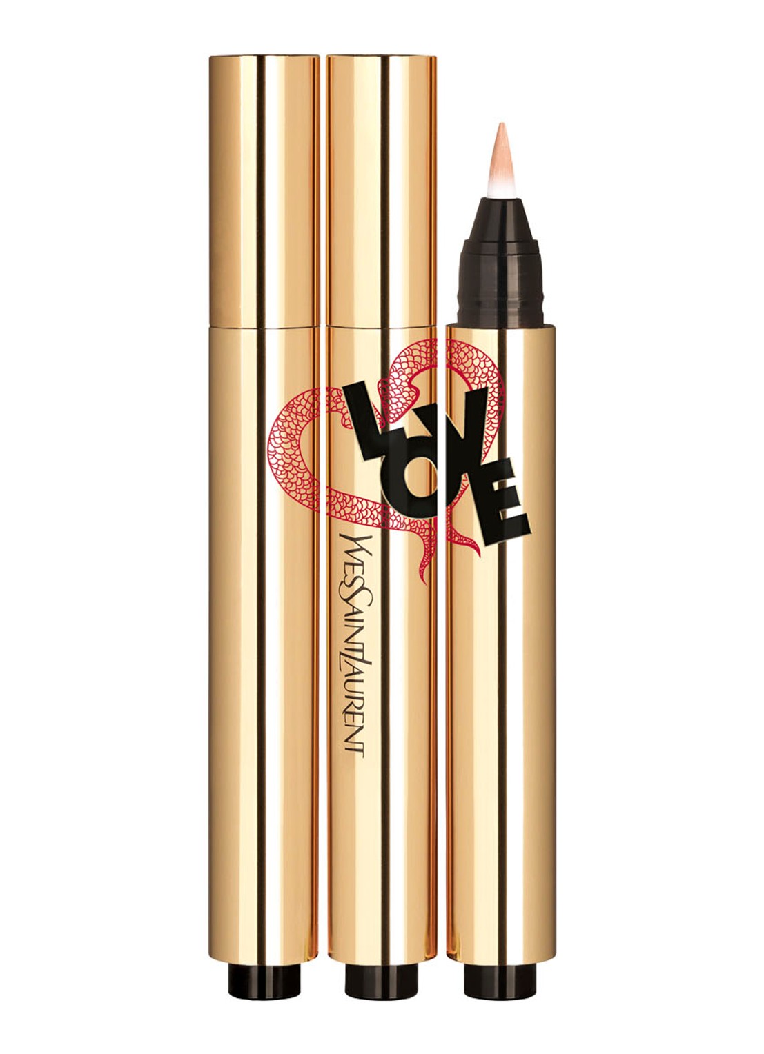 Yves Saint Laurent Touche Éclat Collector Valentine's Day - Limited Edition concealer - voorkant 1 rose lumi