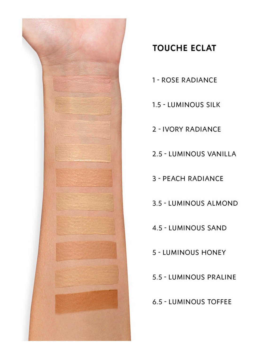 Yves Saint Laurent Touche Éclat - lichtreflecterende concealer - detail 5 5 luminous honey