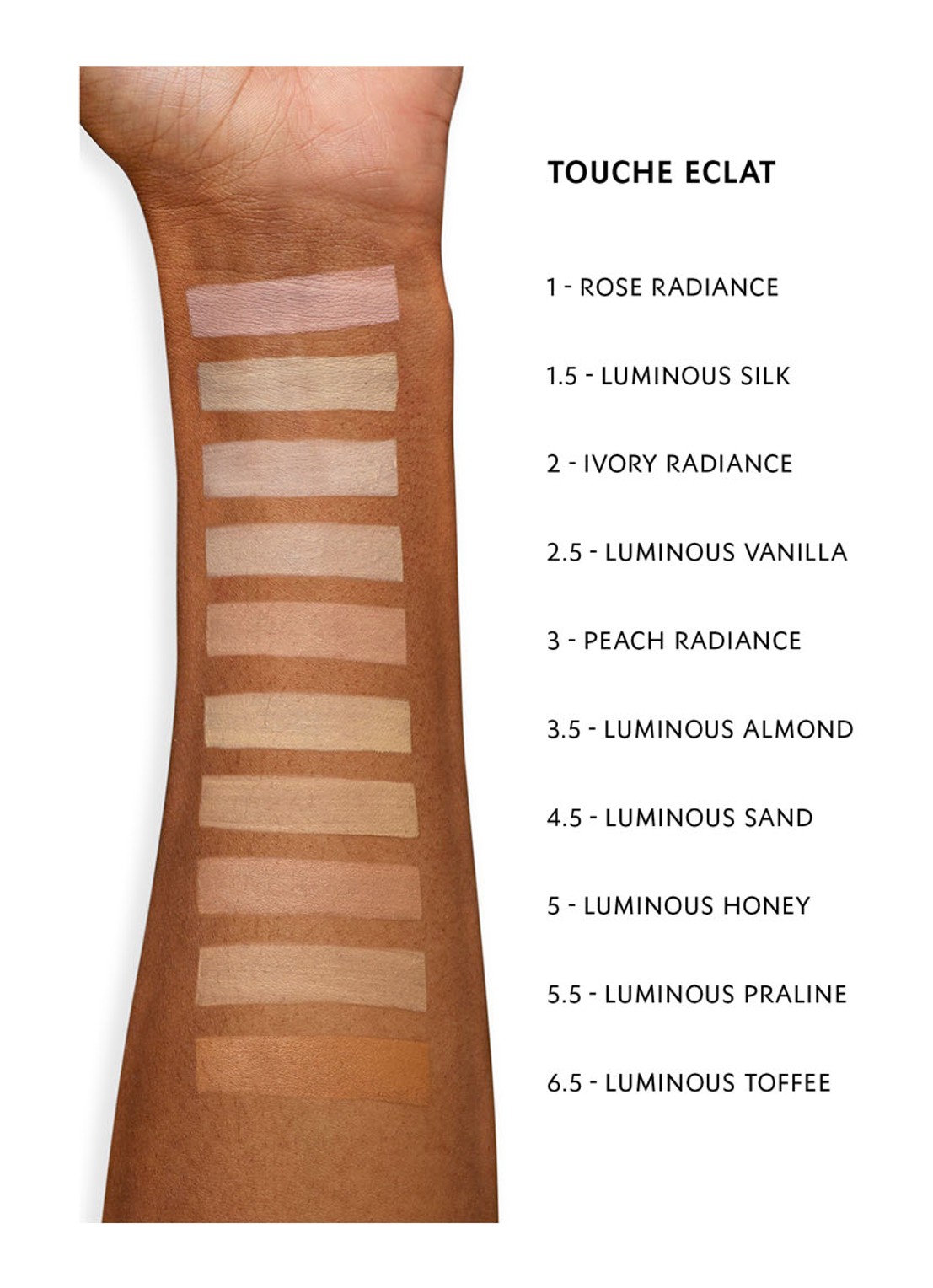 Yves Saint Laurent Touche Éclat - lichtreflecterende concealer - detail 6 5 luminous honey