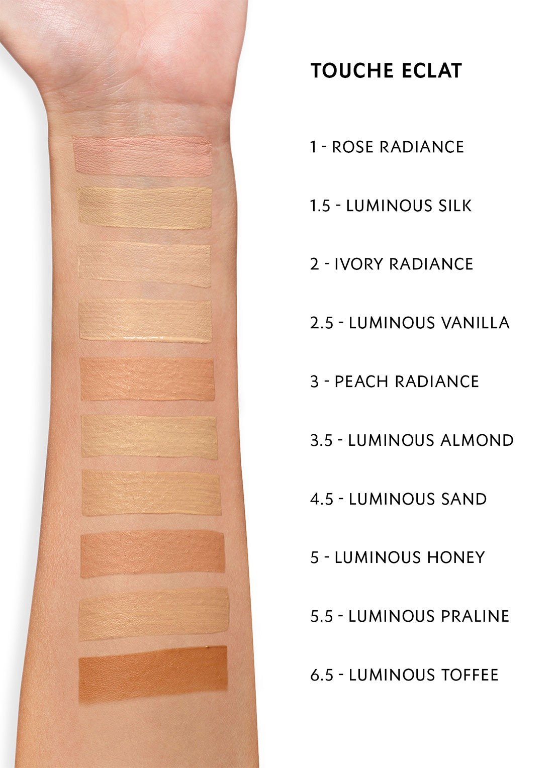 Yves Saint Laurent Touche Éclat - lichtreflecterende concealer - detail 5 2.5 luminous vanilla
