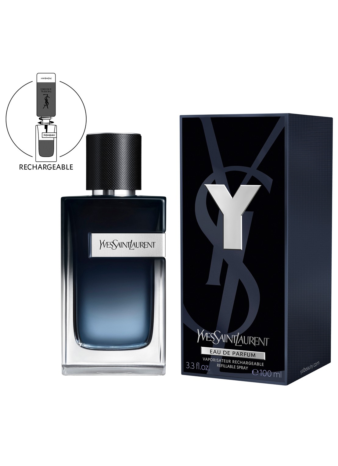 Yves Saint Laurent Y Eau de Parfum - navulbaar - voorkant 8 undefined