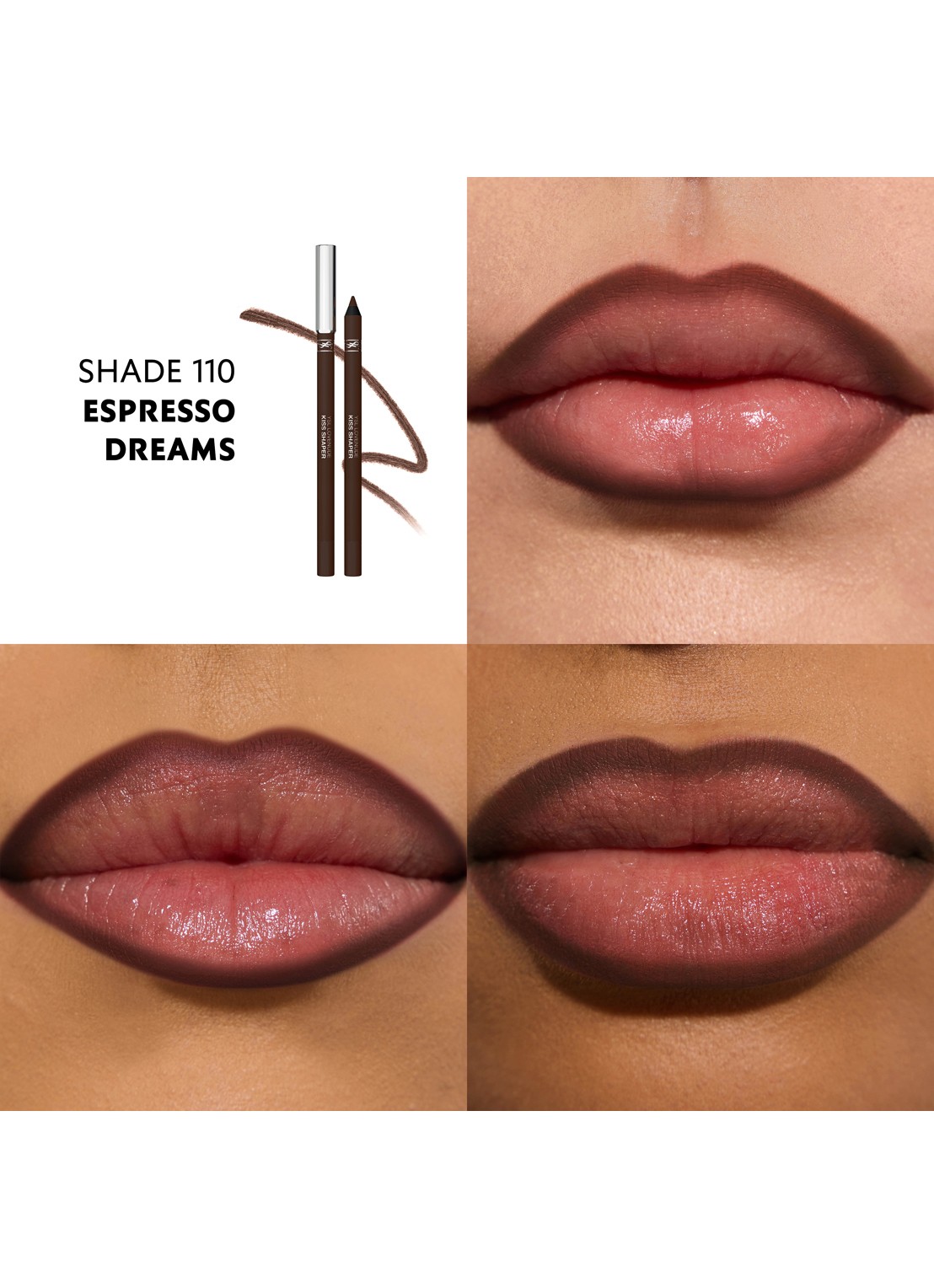 Yves Saint Laurent YSL LOVENUDE Kiss Shaper - lip liner - detail 5 110 espresso dreams
