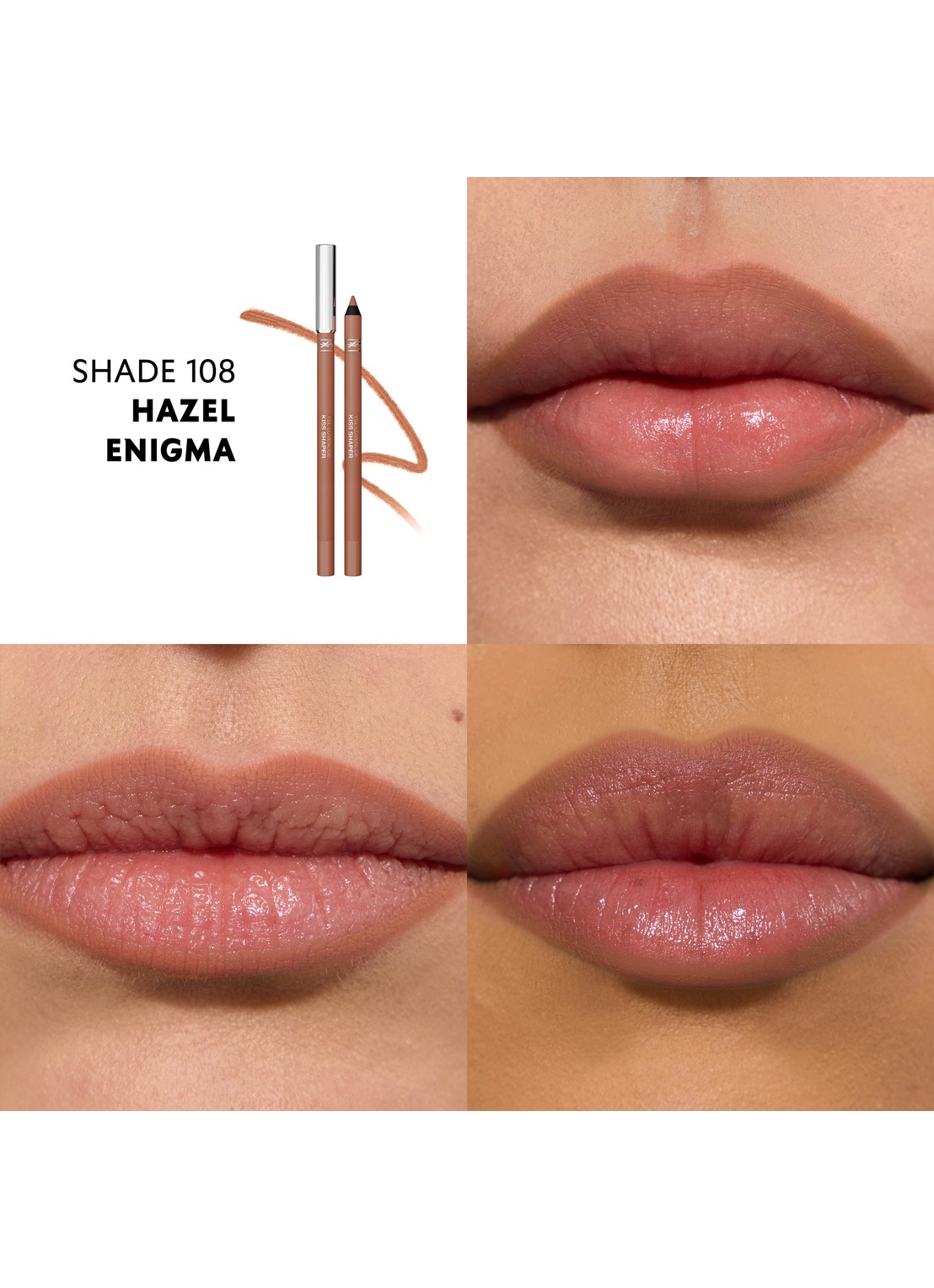 Yves Saint Laurent YSL LOVENUDE Kiss Shaper - lip liner - detail 6 108 hazel enigma