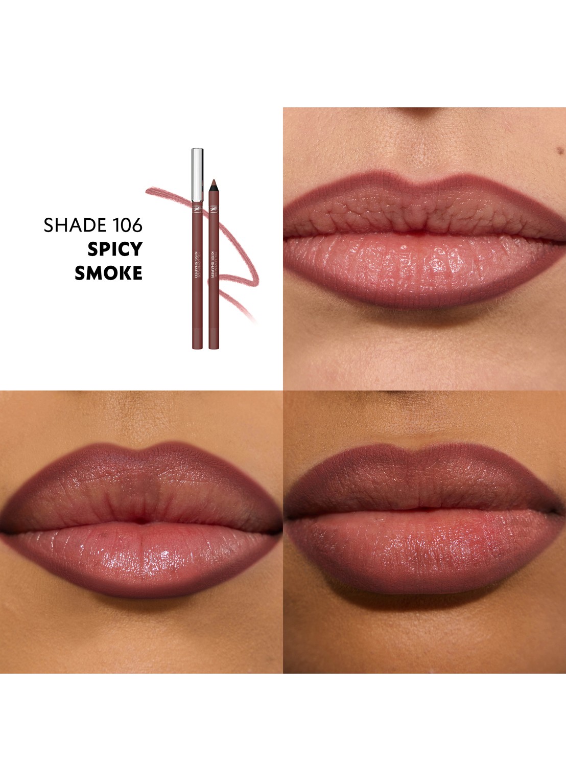 Yves Saint Laurent YSL LOVENUDE Kiss Shaper - lip liner - detail 6 106 spicy smoke