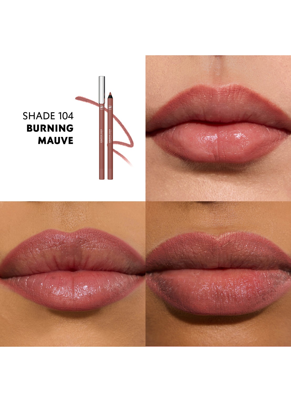 Yves Saint Laurent YSL LOVENUDE Kiss Shaper - lip liner - detail 5 104 burning mauve