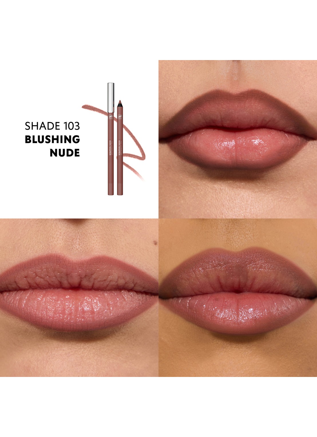 Yves Saint Laurent YSL LOVENUDE Kiss Shaper - lip liner - detail 6 103 blushing nude