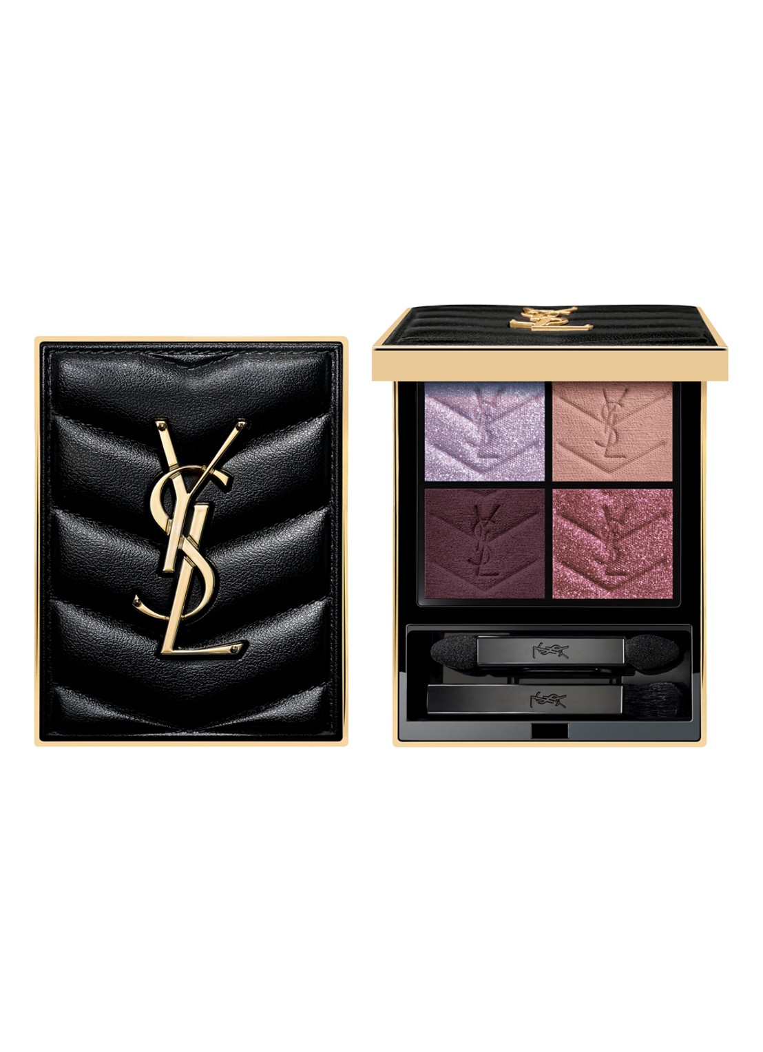 Yves Saint Laurent Yves Saint Laurent Couture Mini Clutch - travel size oogschaduwpalette - voorkant 840 magnetic purple