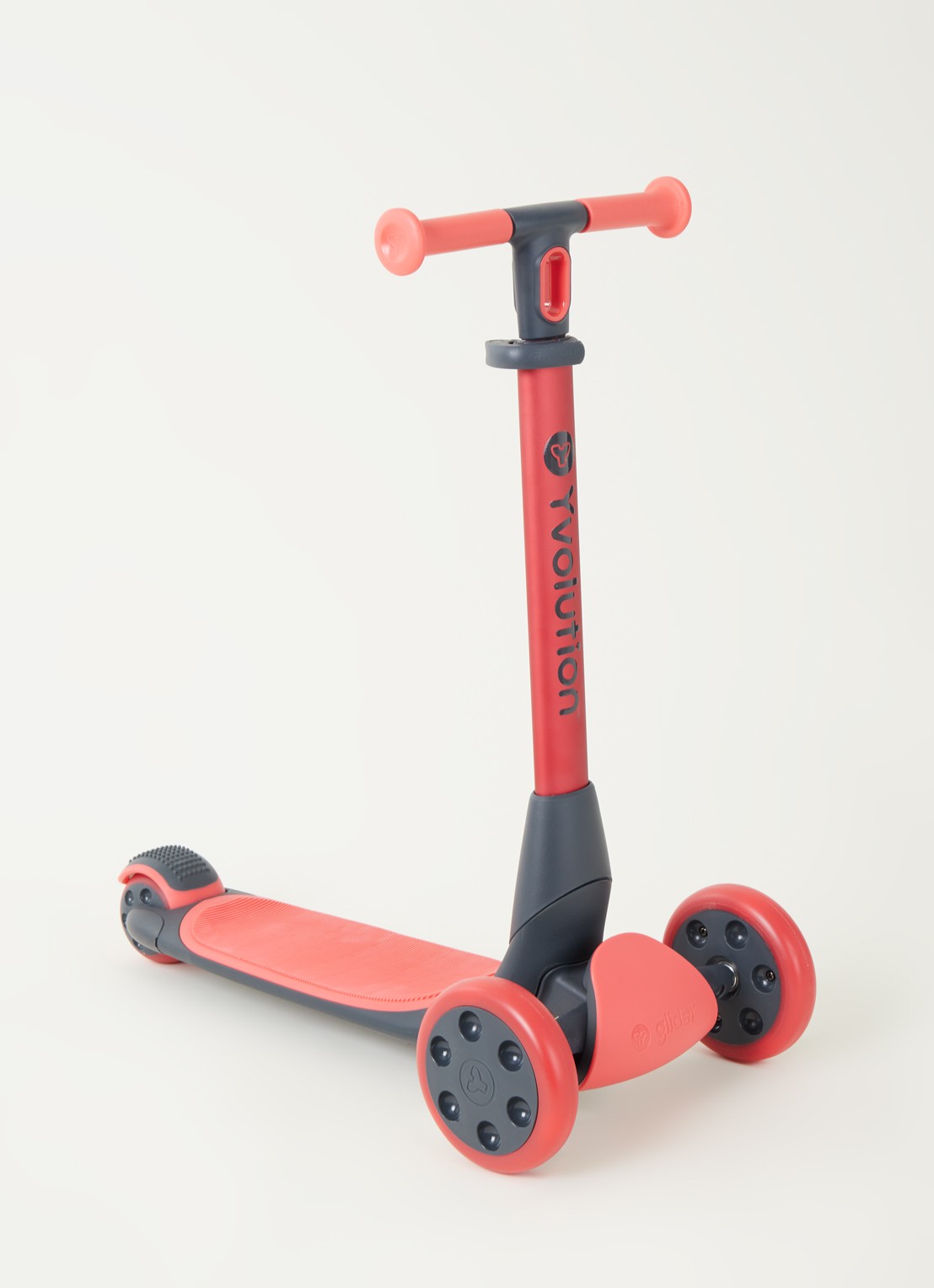 Yvolution Y Glider Nua step - voorkant 2 steenrood