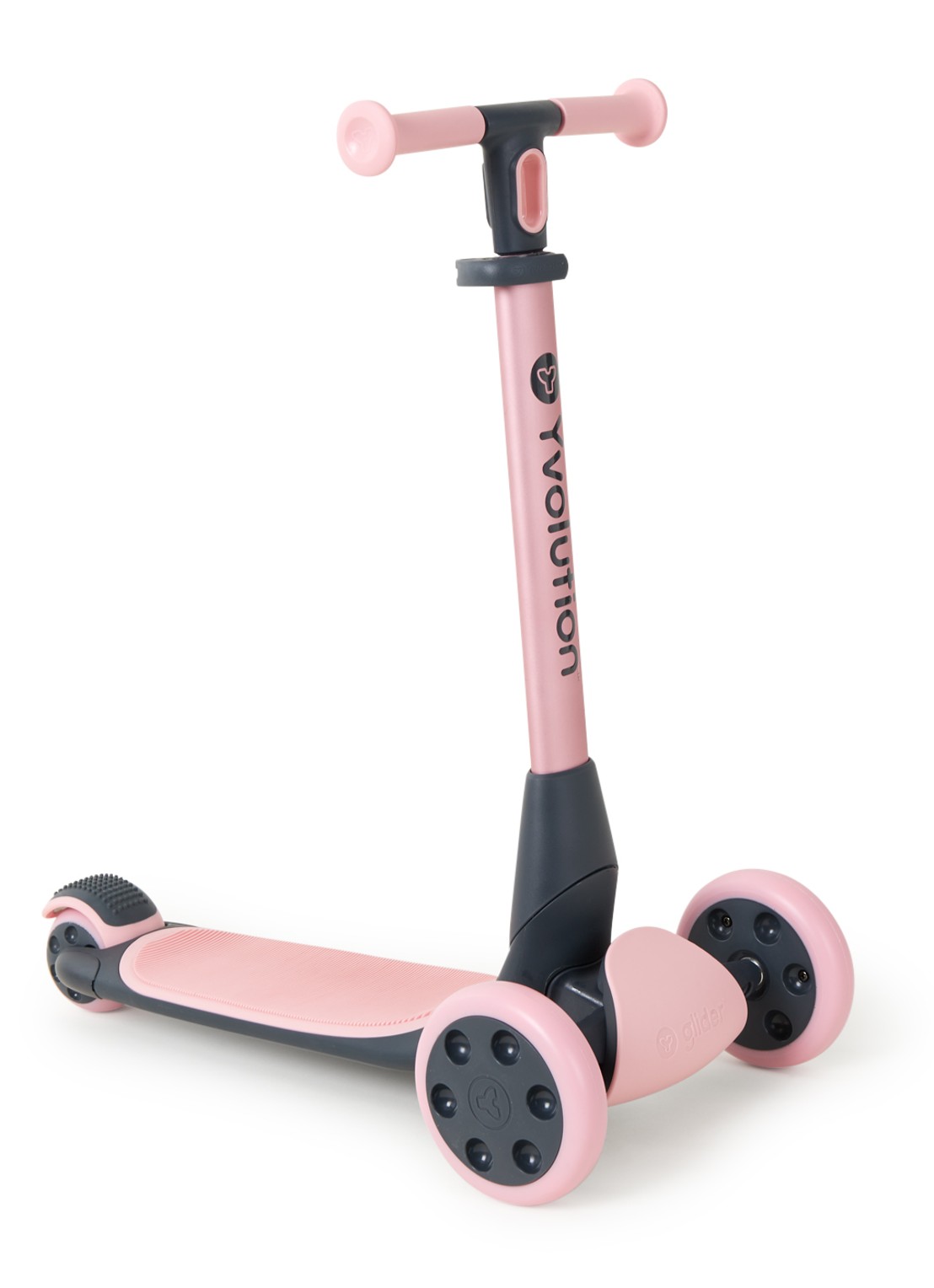 Yvolution Y Glider Nua step - voorkant 3 roze