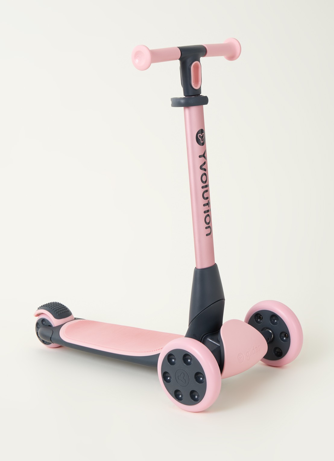 Yvolution Y Glider Nua step - voorkant 4 roze