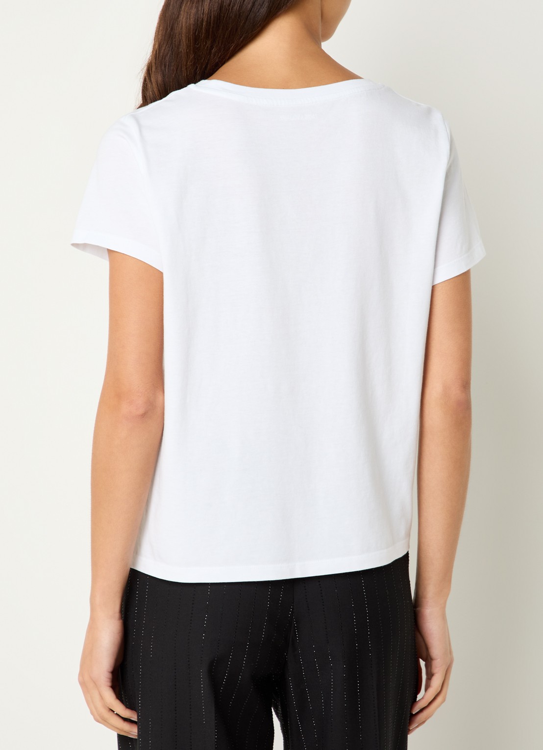 Zadig&Voltaire Alys T-shirt met logoprint en strass - achterkant 2 wit