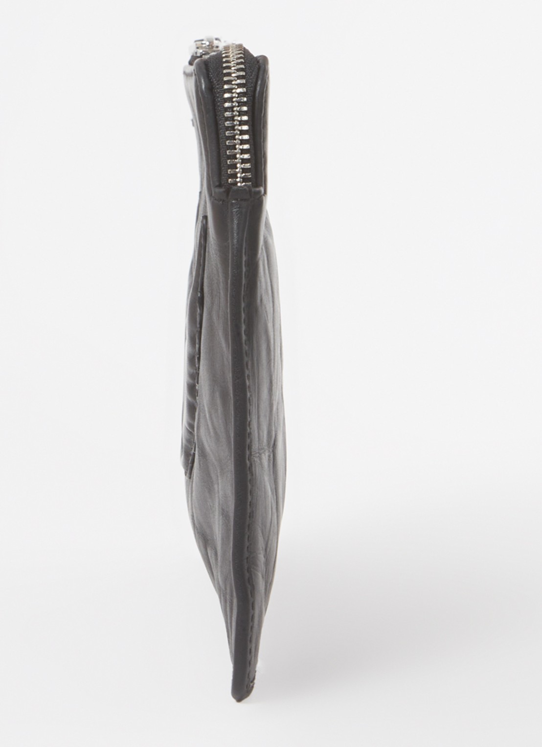 Zadig&Voltaire Angel clutch van kalfsleer - detail 3 zwart