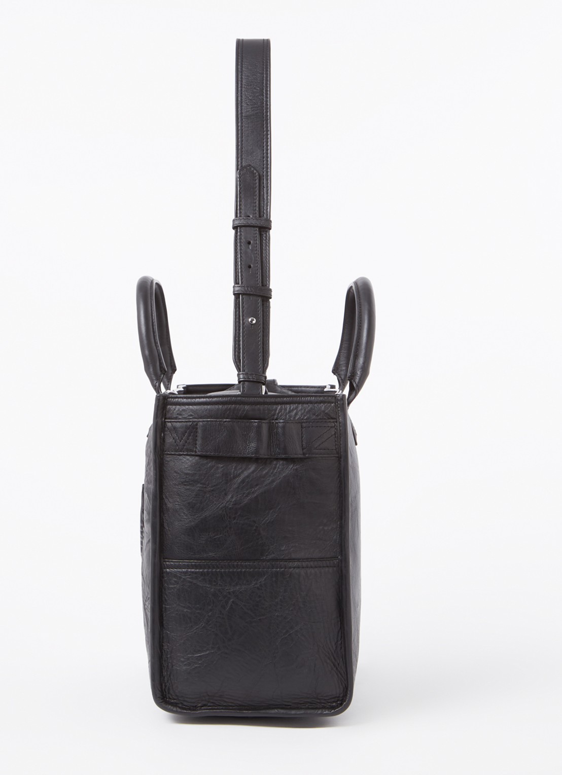 Zadig&Voltaire Angel handtas van leer met afneembare schouderriem - detail 6 zwart