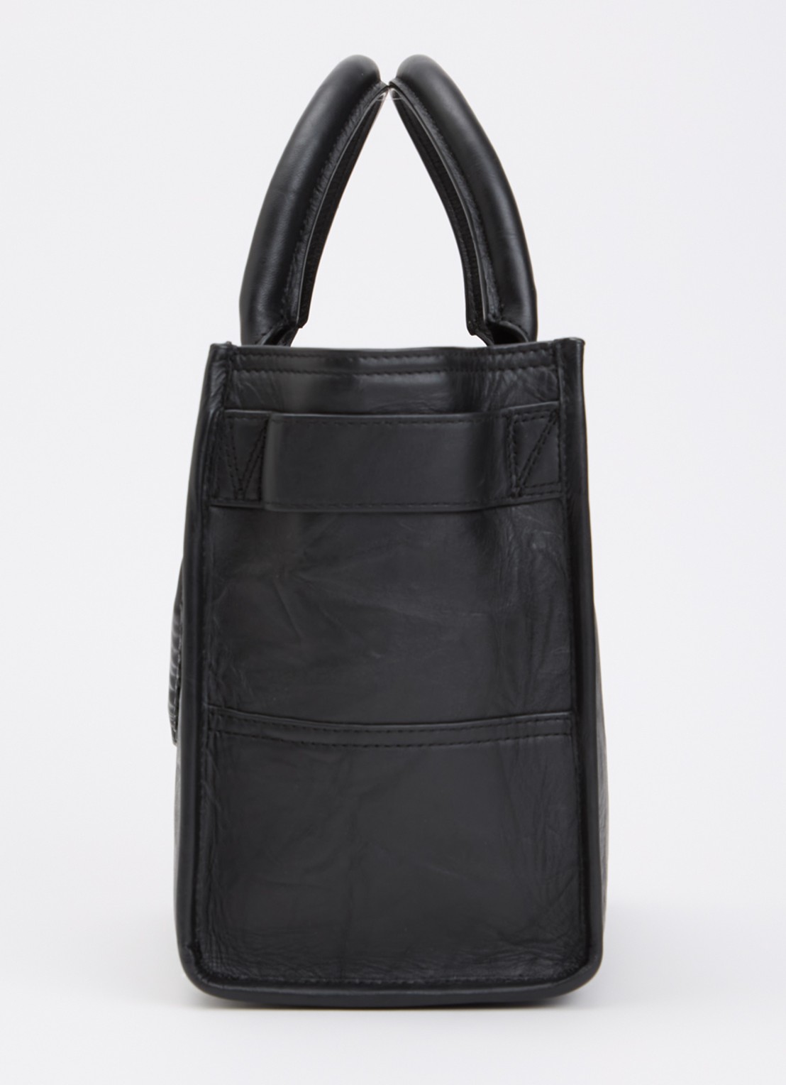 Zadig&Voltaire Angel Tote XS handtas van leer met logo - detail 5 zwart