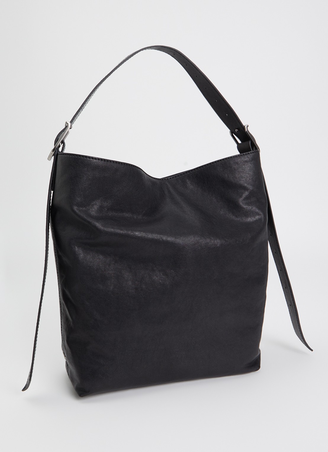 Zadig&Voltaire Baby Jane crossbodytas van leer - achterkant zwart