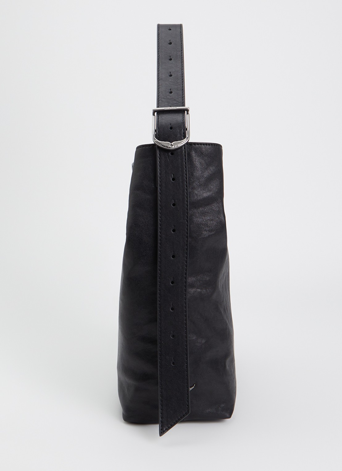 Zadig&Voltaire Baby Jane crossbodytas van leer - detail 3 zwart