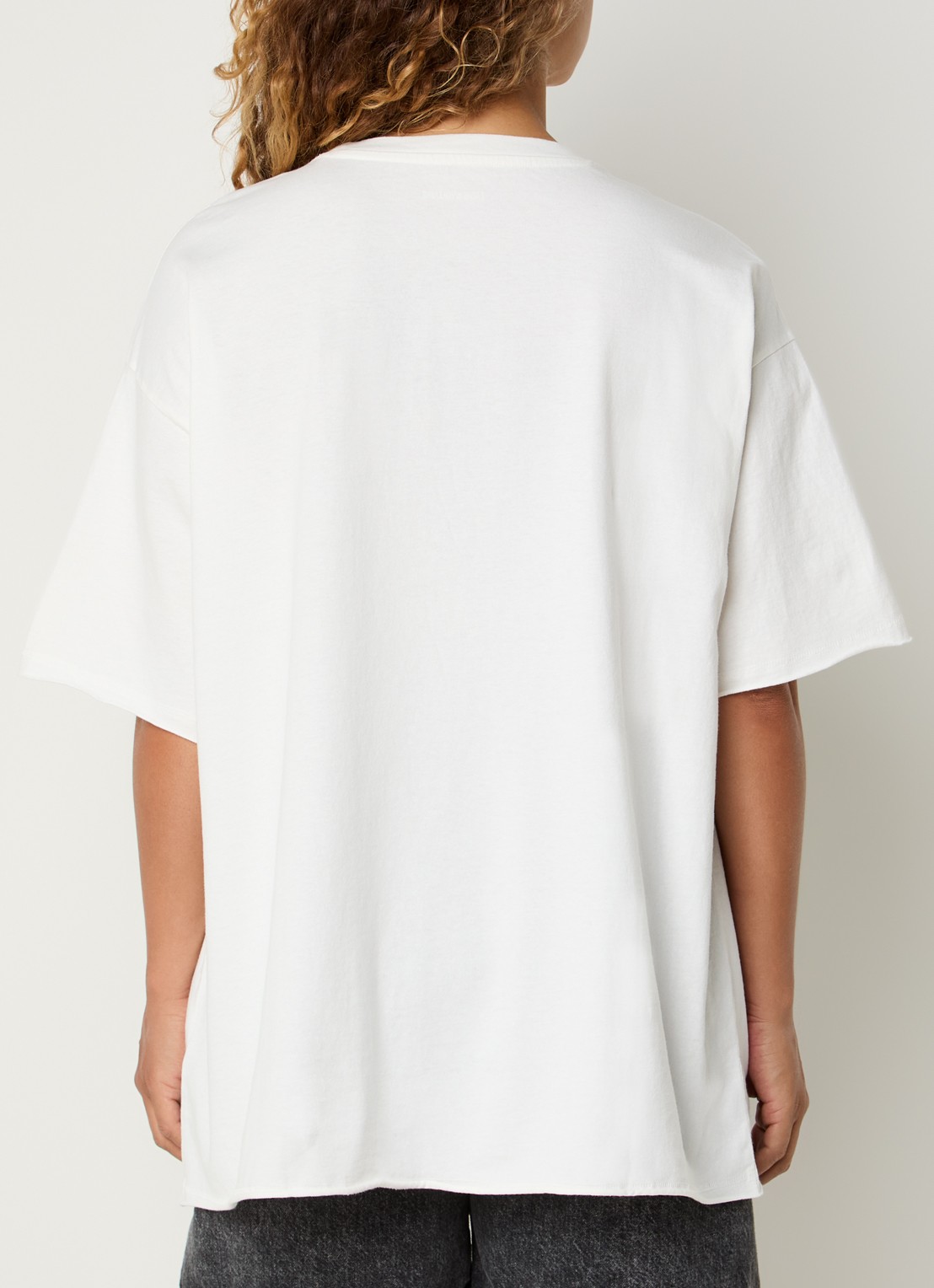Zadig&Voltaire Berry T-shirt met strass - achterkant 3 wit