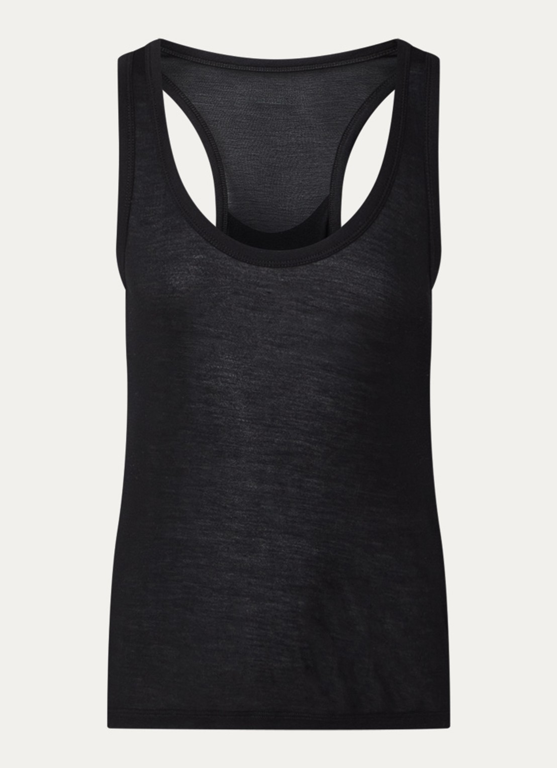 Zadig&Voltaire Bianca tanktop met stretch - voorkant zwart