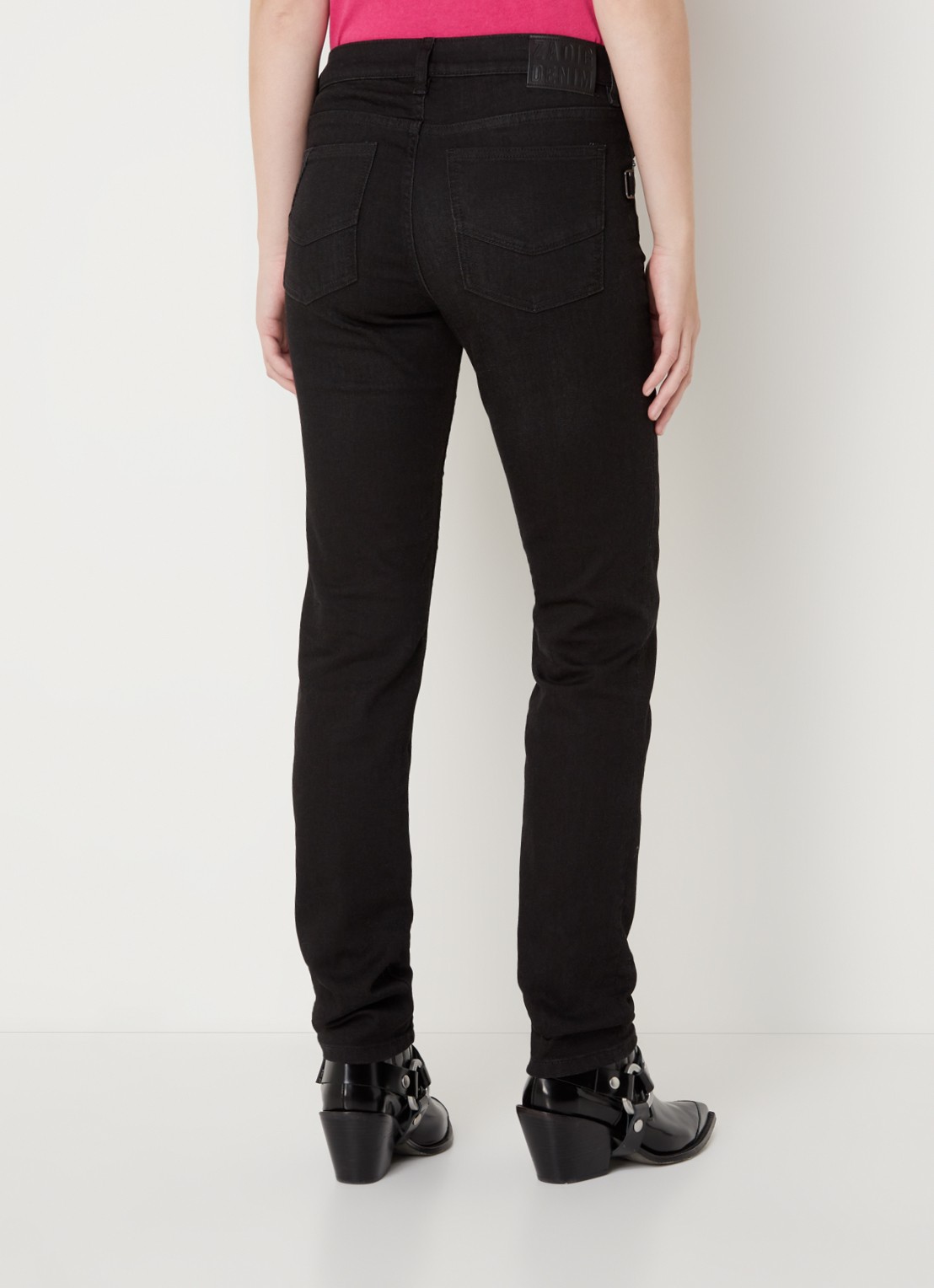 Zadig&Voltaire BOYFIT DENIM EC - achterkant 5 zwart