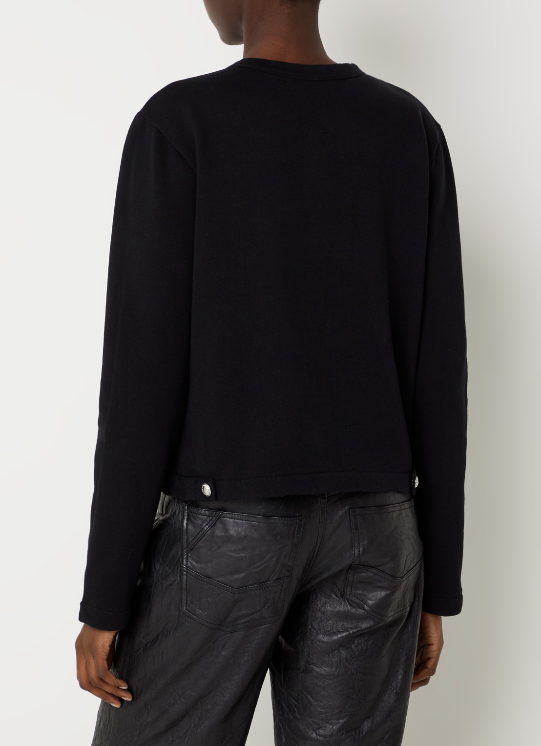 Zadig&Voltaire Cama vest met logo - achterkant 4 zwart