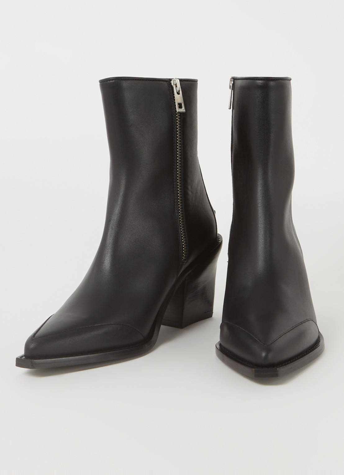 Zadig&Voltaire Cara cowboylaars van kalfsleer - detail 3 zwart