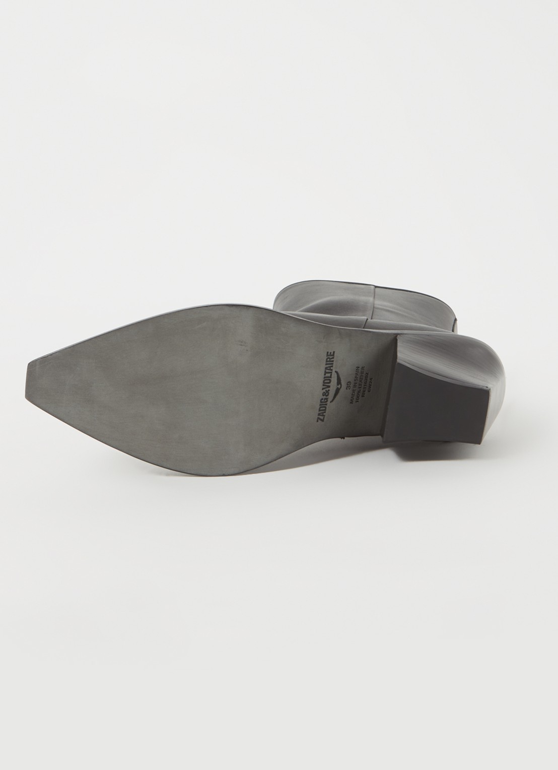 Zadig&Voltaire Cara cowboylaars van kalfsleer - detail 4 zwart