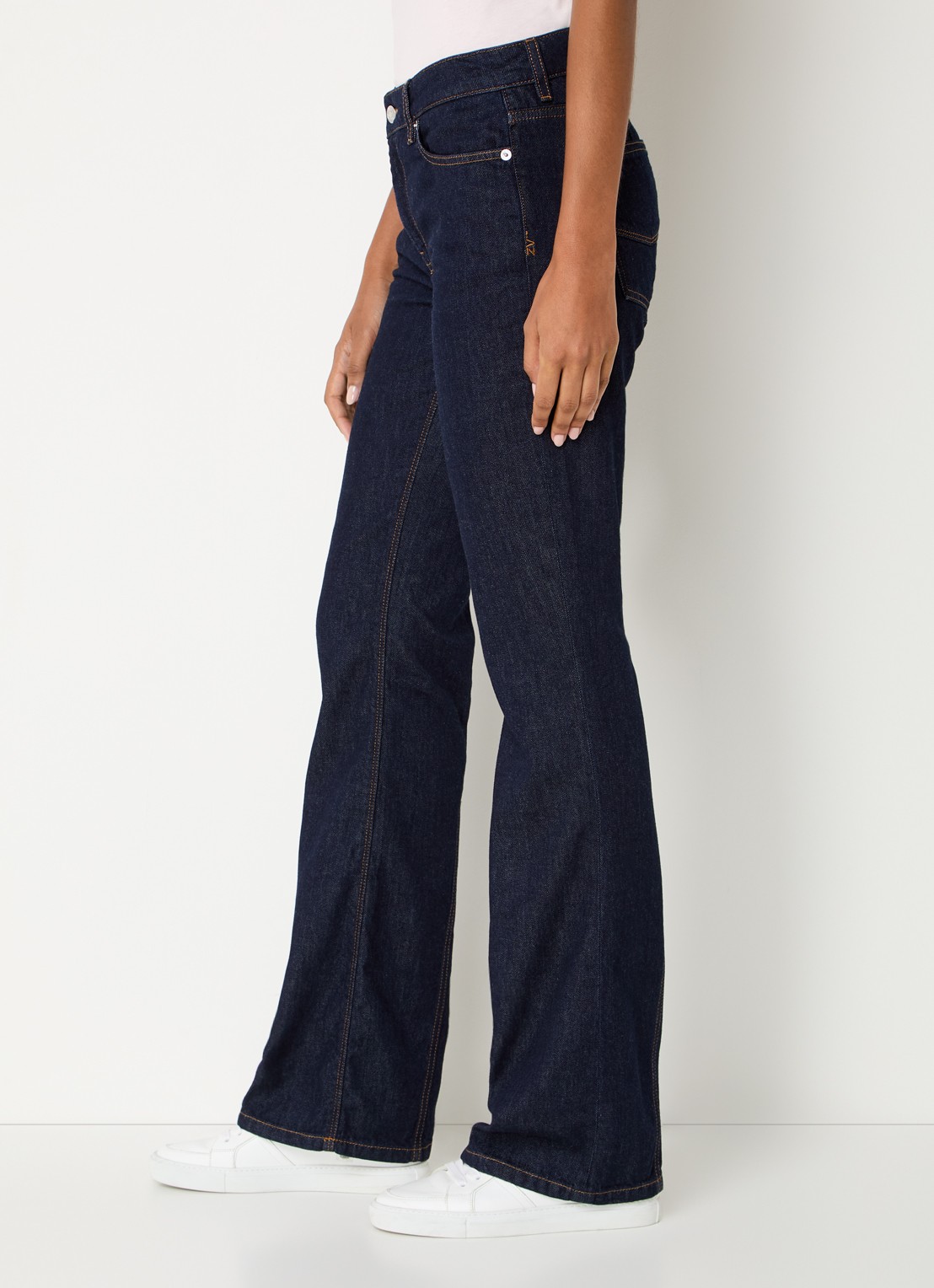 Zadig&Voltaire Eclipse high waist flared jeans met steekzakken - detail 2 indigo