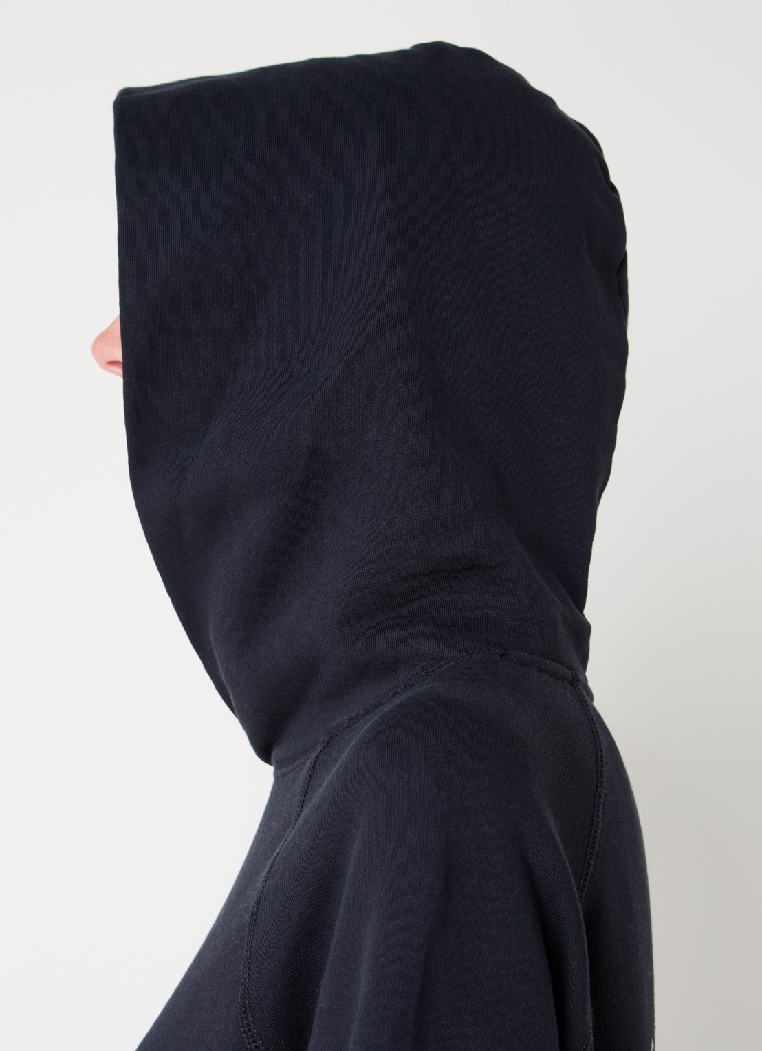 Zadig&Voltaire Georgy hoodie met front- en backprint van strass - detail 3 donkerblauw