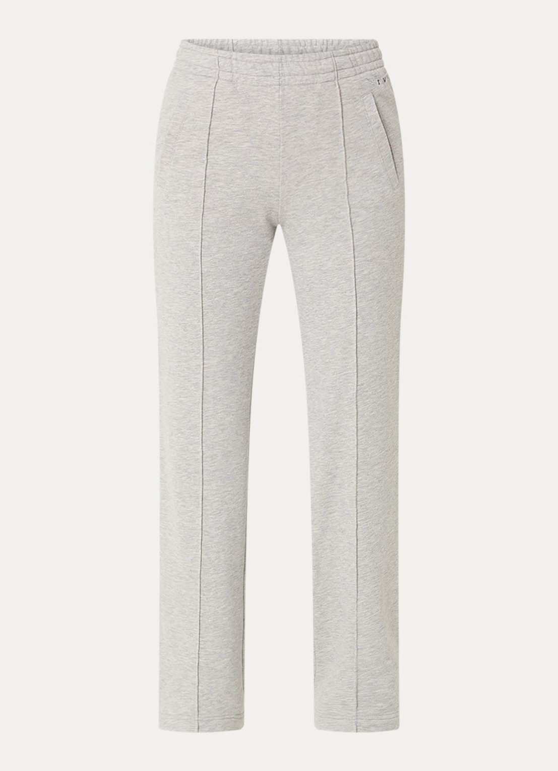 Zadig&Voltaire High waist straight fit joggingbroek met steekzakken - voorkant 3 grijs