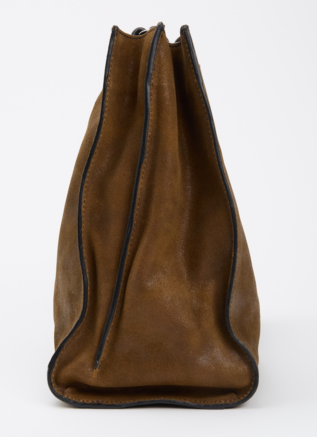 Zadig&Voltaire Jack schoudertas van suède met afneembare schouderriem - detail 3 bruin