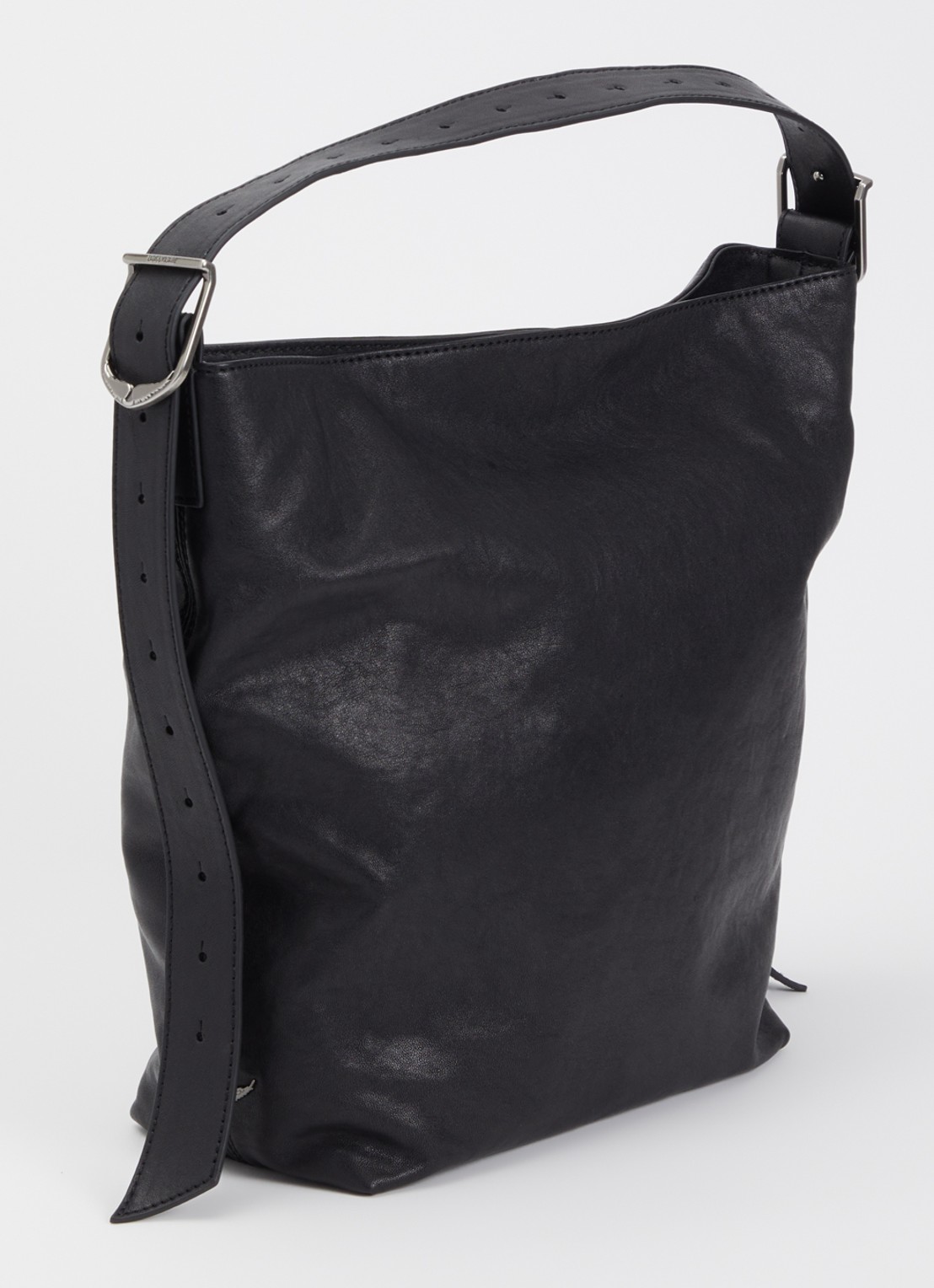 Zadig&Voltaire Jane crossbodytas van leer - achterkant zwart