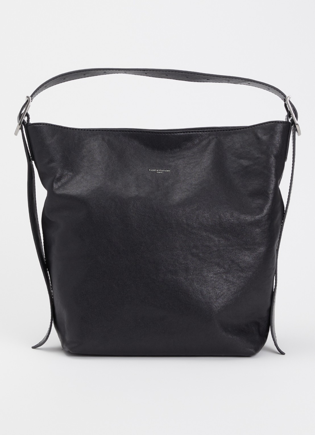 Zadig&Voltaire Jane crossbodytas van leer - voorkant 5 zwart