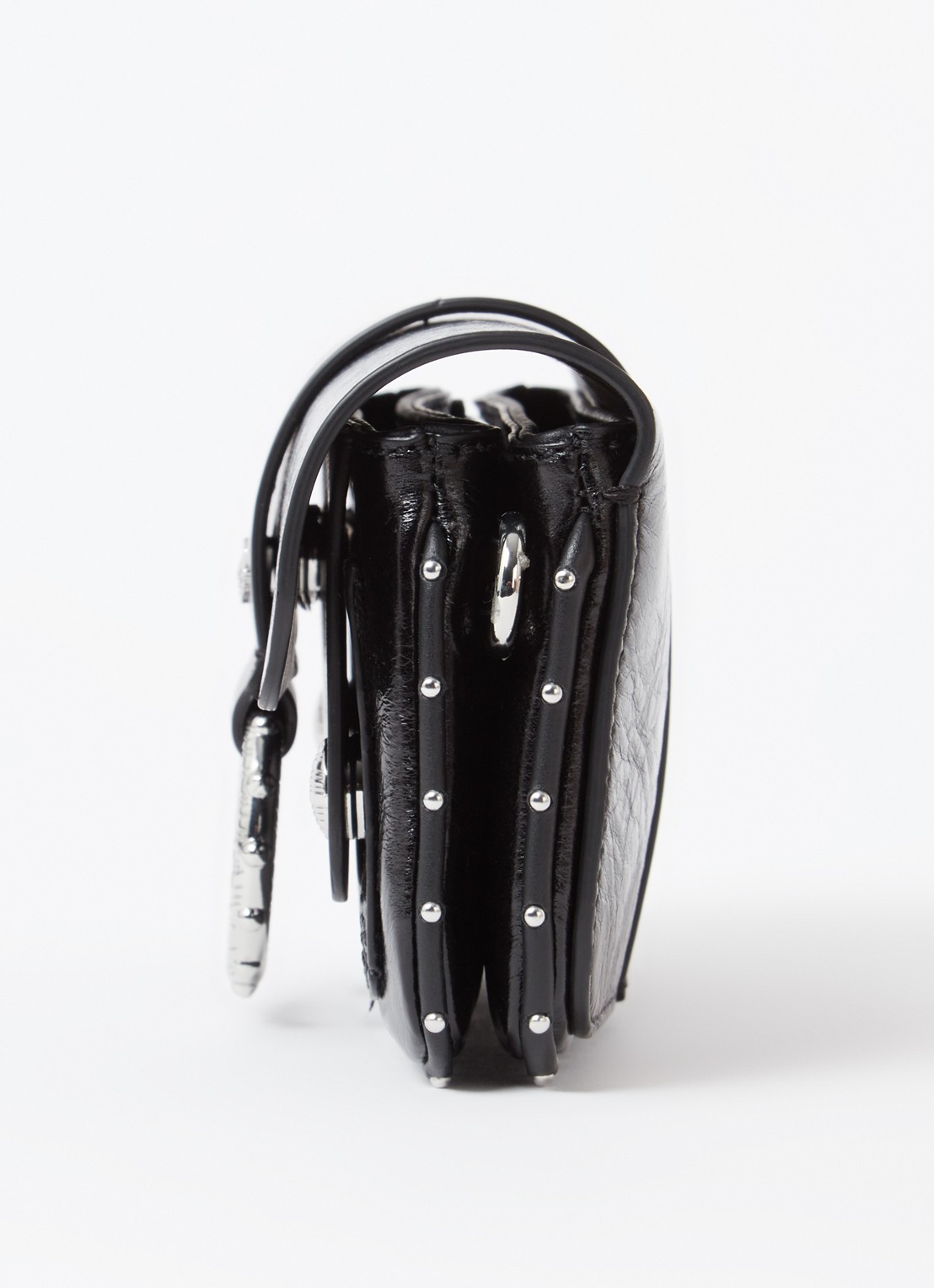Zadig&Voltaire Kate crossbodytas van leer - detail 4 zwart