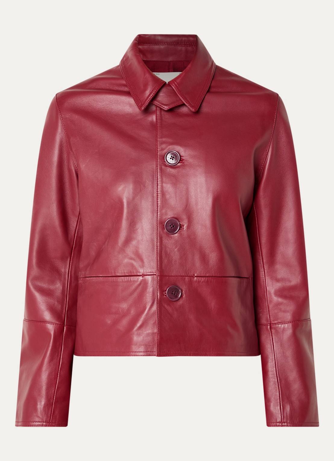 Zadig&Voltaire Lessa jack van imitatieleer - voorkant 3 rood