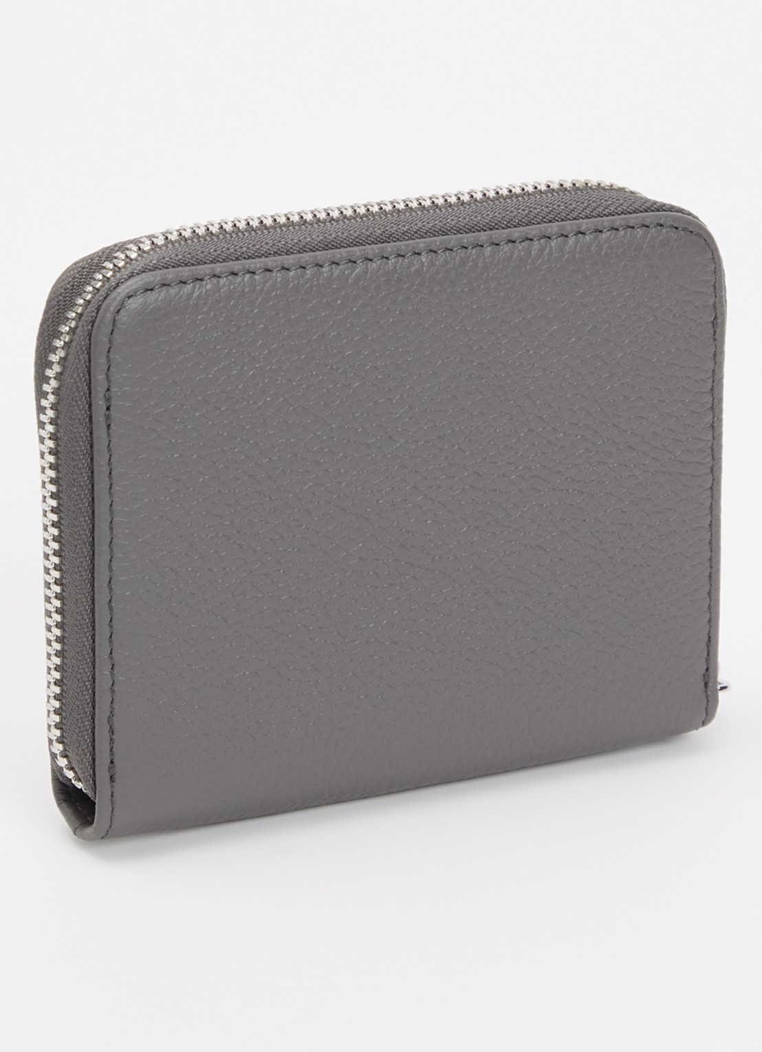 Zadig&Voltaire Mini Portemonnee van leer - achterkant 3 grijs