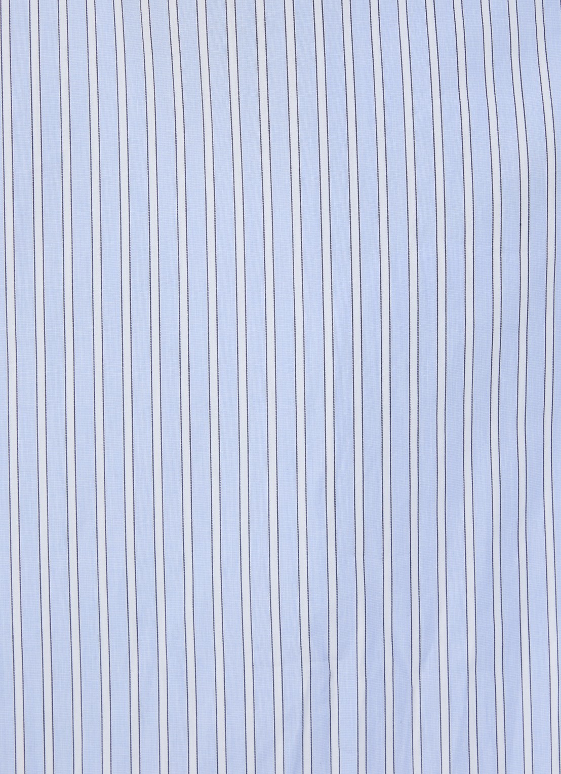 Zadig&Voltaire Morning longline blouse van  katoen met streepprint - detail 2 lichtblauw