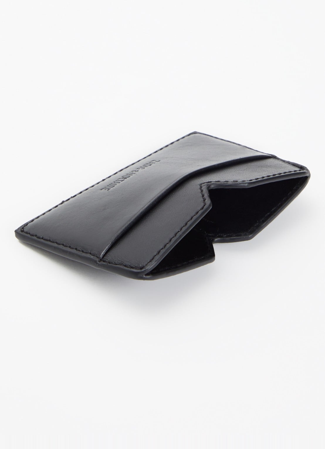 Zadig&Voltaire Multipass pasjeshouder van leer  - voorkant 3 zwart