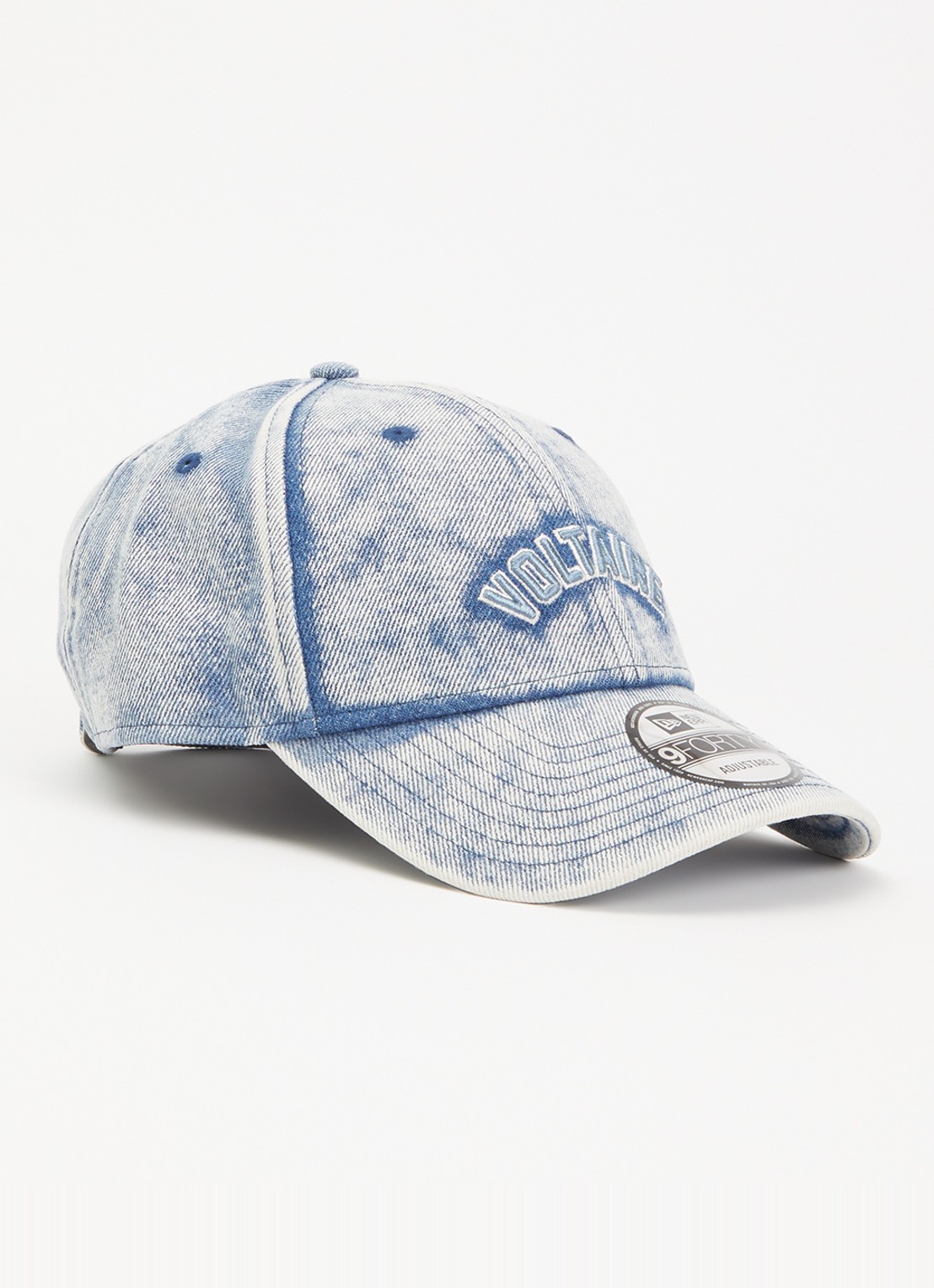 Zadig&Voltaire New Era x ZV Denim Voltaire pet met logoborduring - voorkant 2 indigo