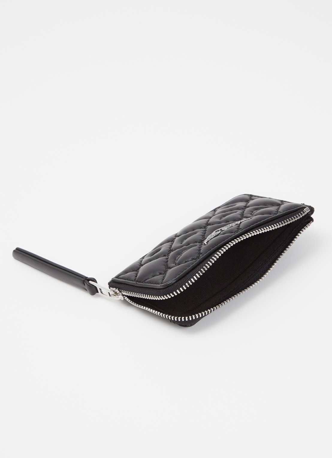 Zadig&Voltaire Pasjeshouder van quilted lamsleer - detail 3 zwart
