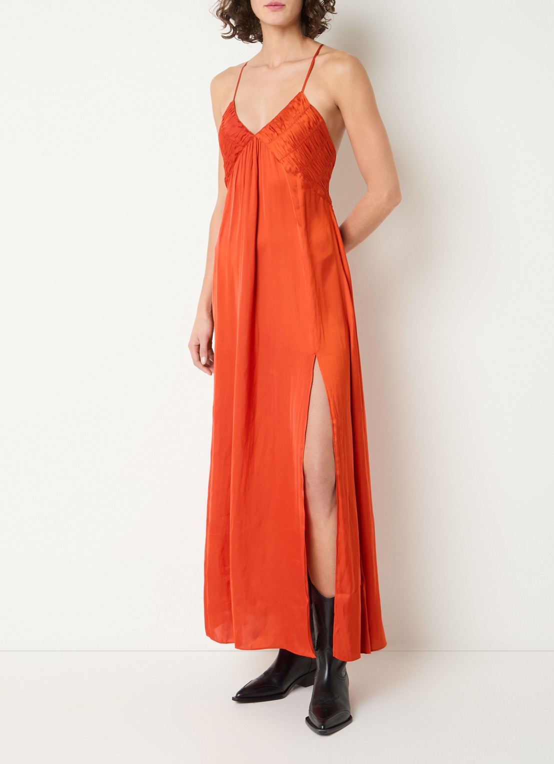 Zadig&Voltaire RAYONNE SATIN - detail 3 orange