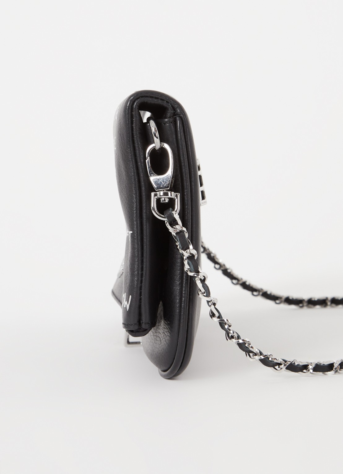 Zadig&Voltaire Rock clutch met afneembare schouderriem - detail 3 zwart