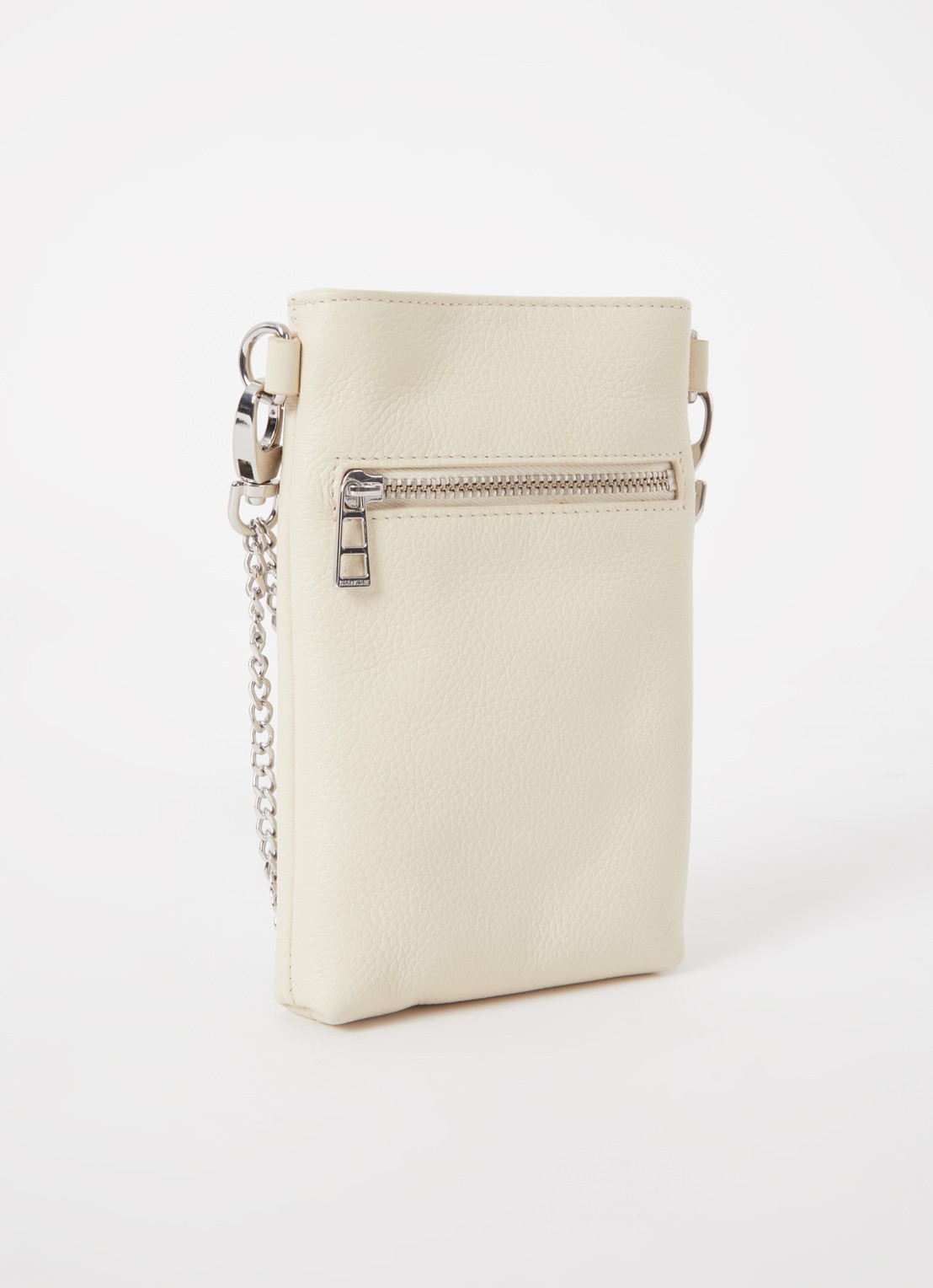 Zadig&Voltaire Rock crossbody telefoonhoes van leer - achterkant 2 beige