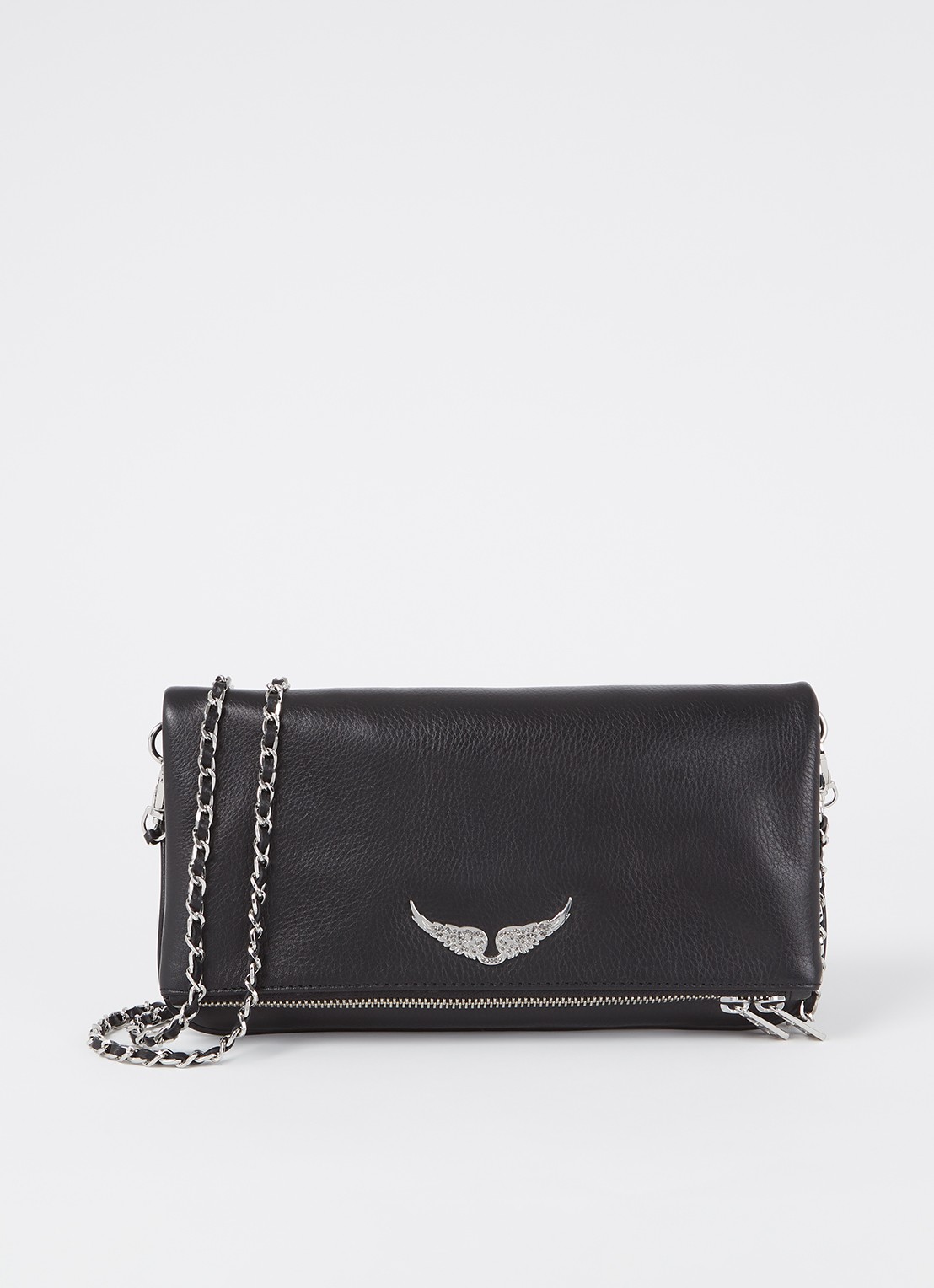 Zadig&Voltaire ROCK GRAINED LE - voorkant 4 zwart