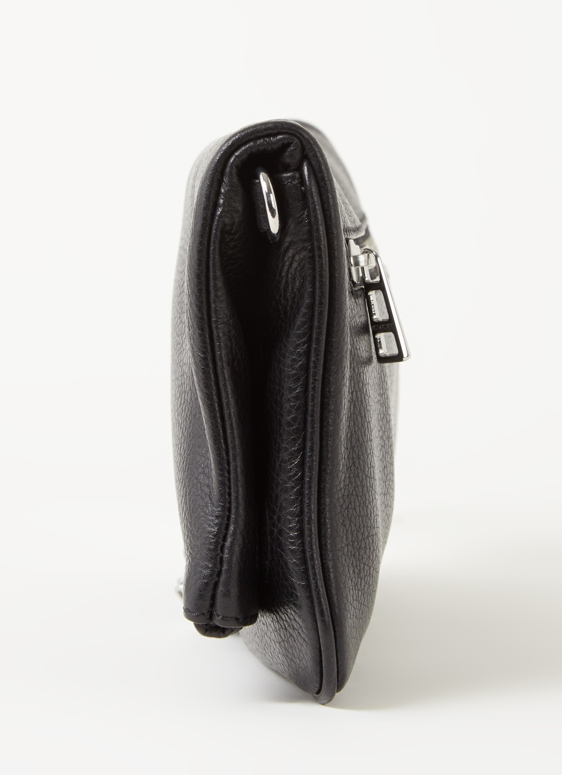 Zadig&Voltaire Rock Small clutch van leer - detail 4 zwart