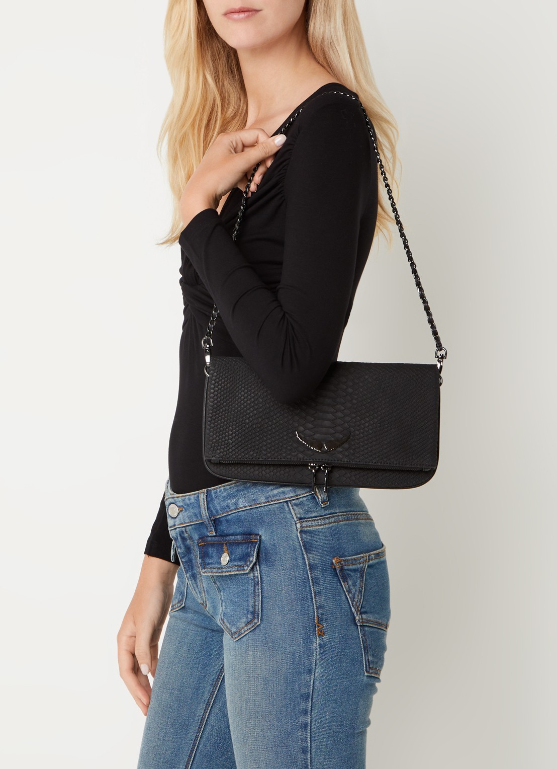Zadig&Voltaire ROCK SOFT SAVAG - voorkant 2 zwart