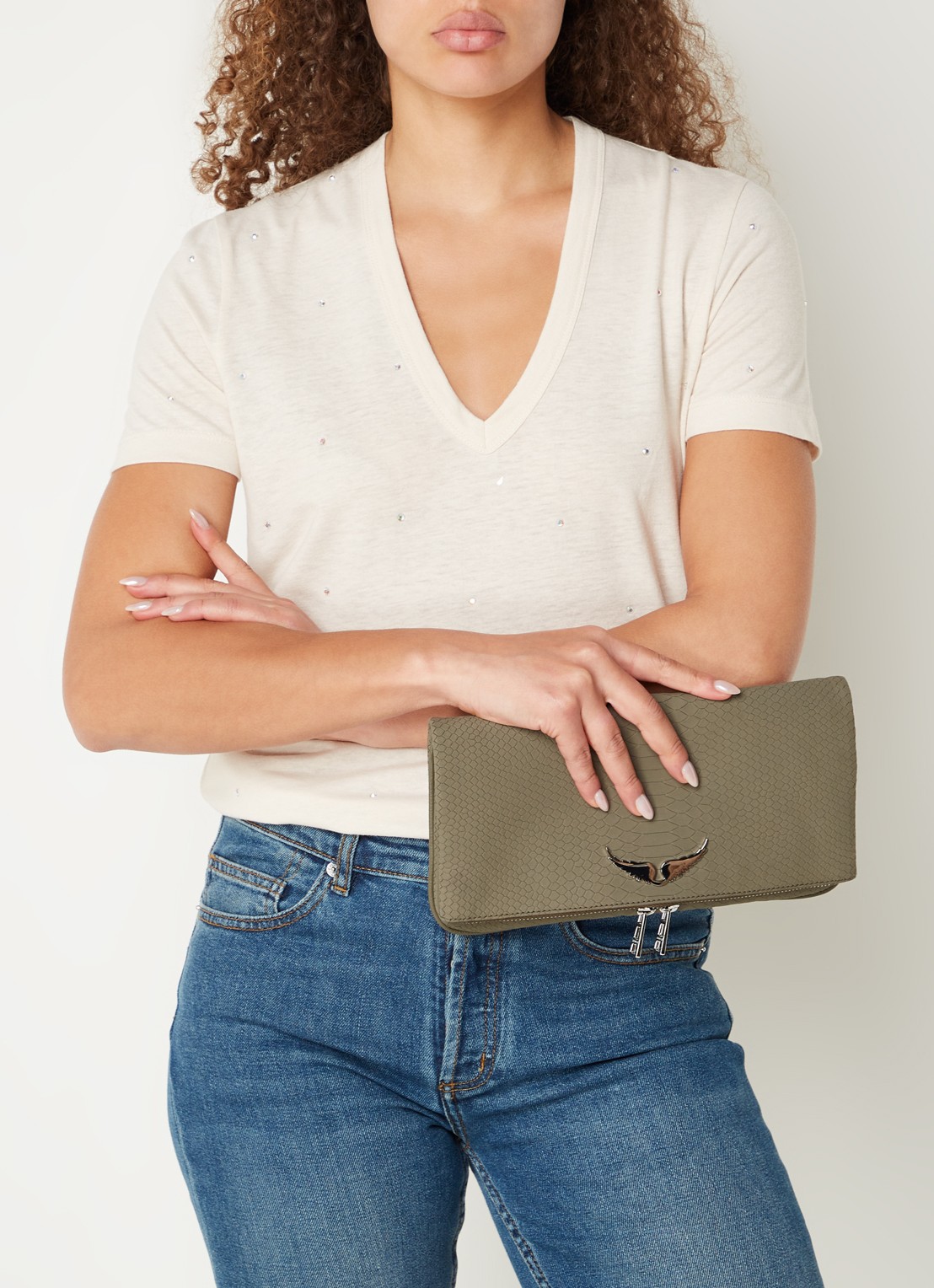Zadig&Voltaire ROCK SOFT SAVAG - voorkant 5 bronsgroen
