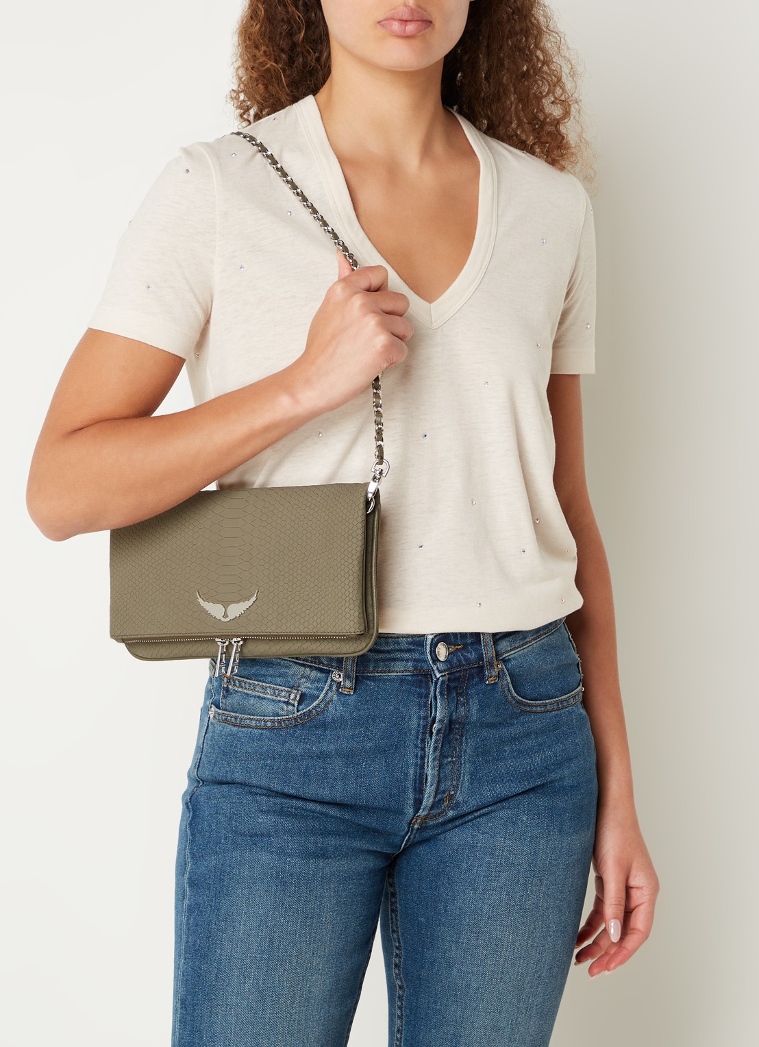 Zadig&Voltaire ROCK SOFT SAVAG - voorkant 6 bronsgroen
