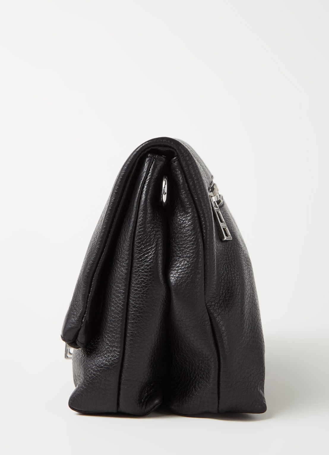 Zadig&Voltaire Rocky clutch van leer - detail 2 zwart