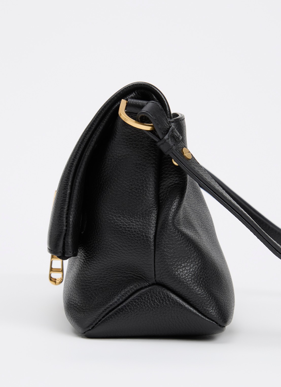 Zadig&Voltaire Rocky II schoudertas van leer met logo - detail 6 zwart